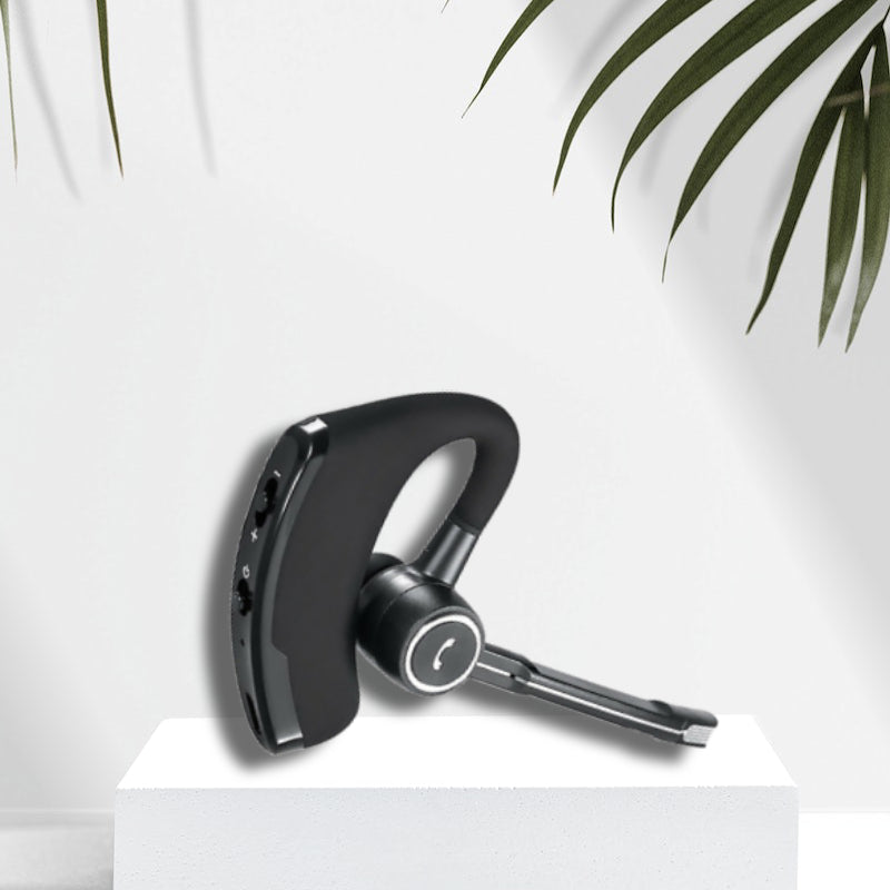 Draadloze headset met microfoon - iPhone en Android - handig voor op kantoor, in de auto en tijdens het sporten - bluetooth - werk oordopjes
