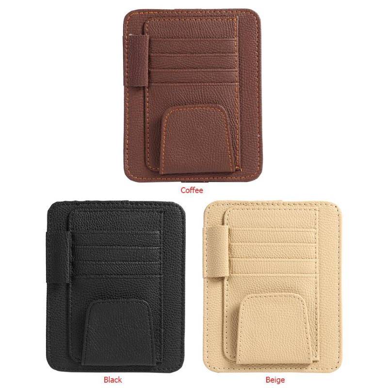 Universele auto organizer - Geen rommel meer in uw auto - Zonneklep organizer - Zonnebril houder - Pennenhouder - Pasjeshouder