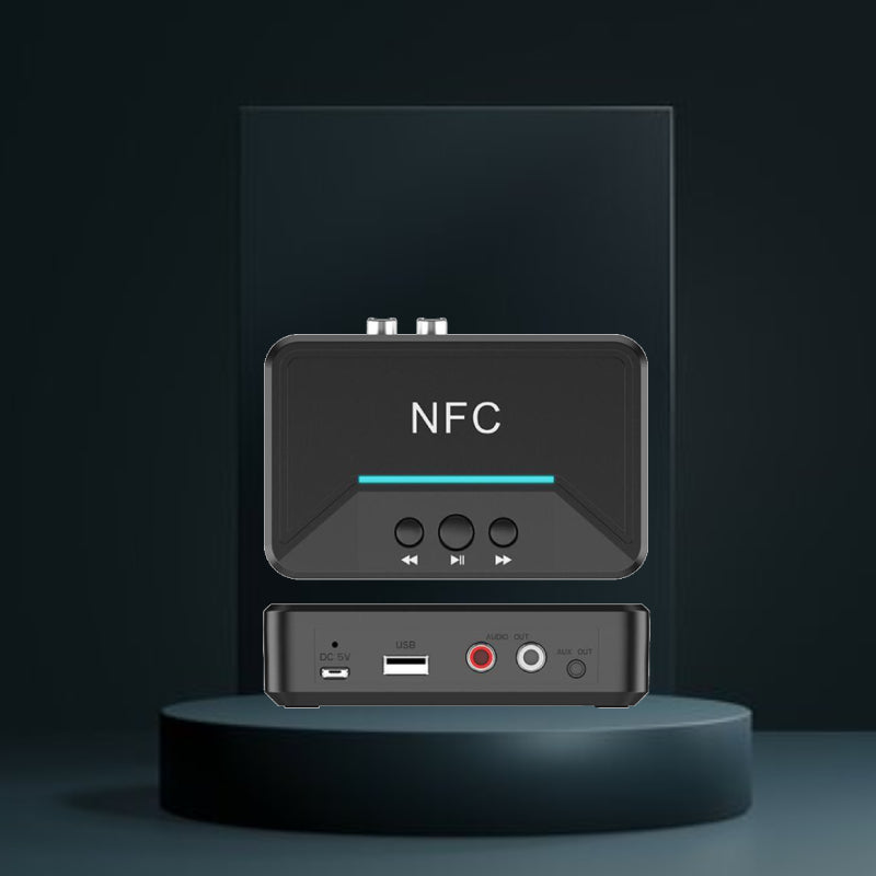Bluetooth audio ontvanger - Bluetooth 5.0 - geef al uw oude apparaten een bluetooth functie - receiver voor thuis, horeca &amp; zakelijk gebruik - dongle aux naar bluetooth