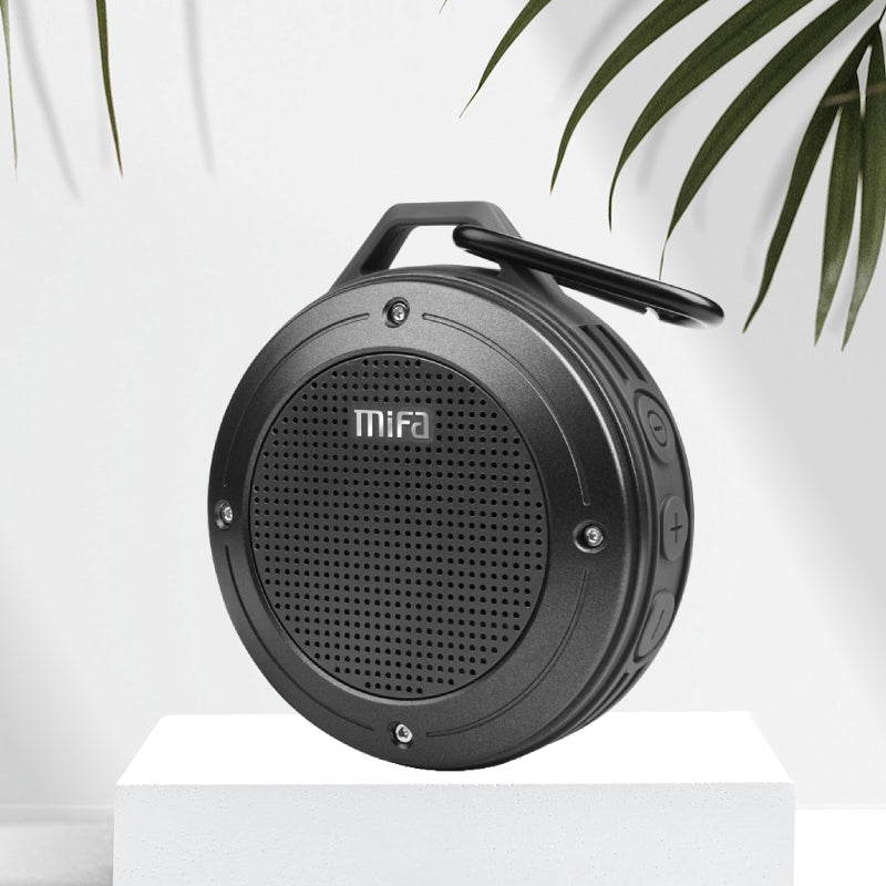 Bluetooth speaker - draagbare speaker - waterdicht met haak - handig op het strand, camping, buitensporten - ingebouwde microfoon