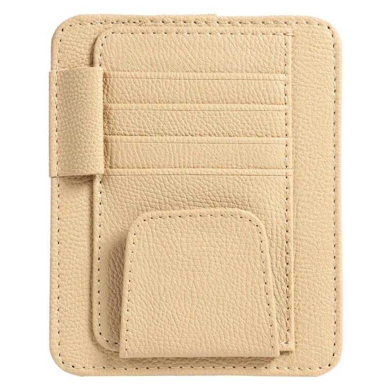 Universele auto organizer - Geen rommel meer in uw auto - Zonneklep organizer - Zonnebril houder - Pennenhouder - Pasjeshouder