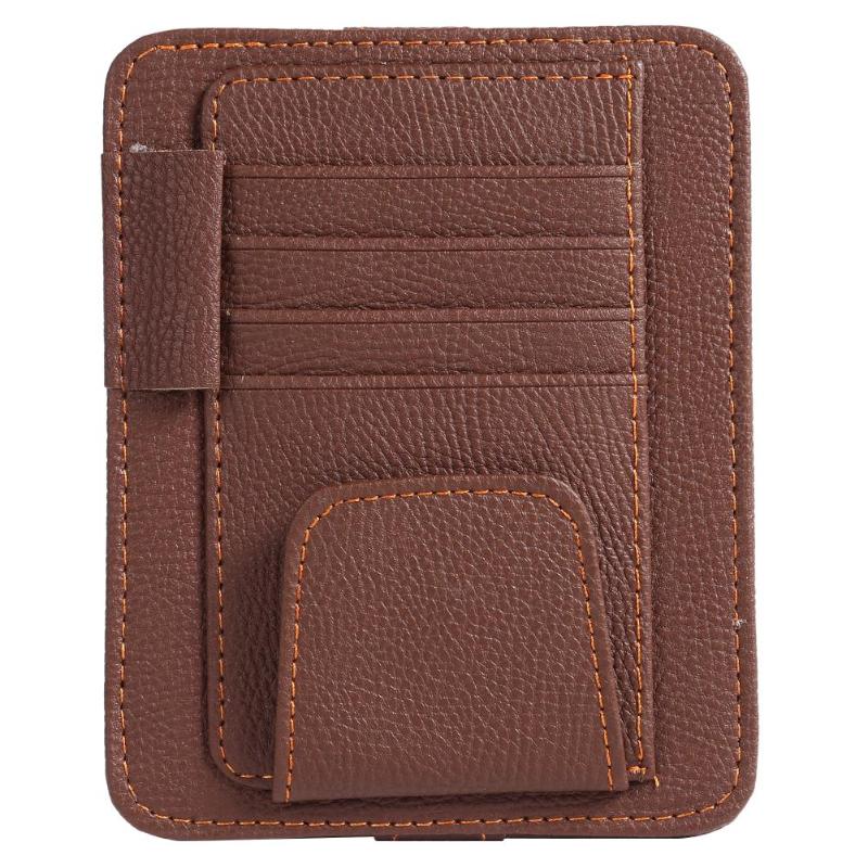 Universele auto organizer - Geen rommel meer in uw auto - Zonneklep organizer - Zonnebril houder - Pennenhouder - Pasjeshouder