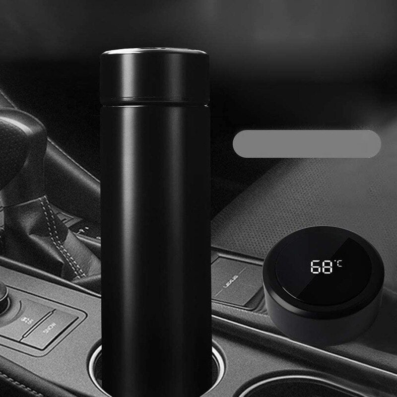 Slimme Thermosfles met LCD temperatuur Display - isolerend kan - cadeau - babyfles- thermosfles - isoleerfles - RVS