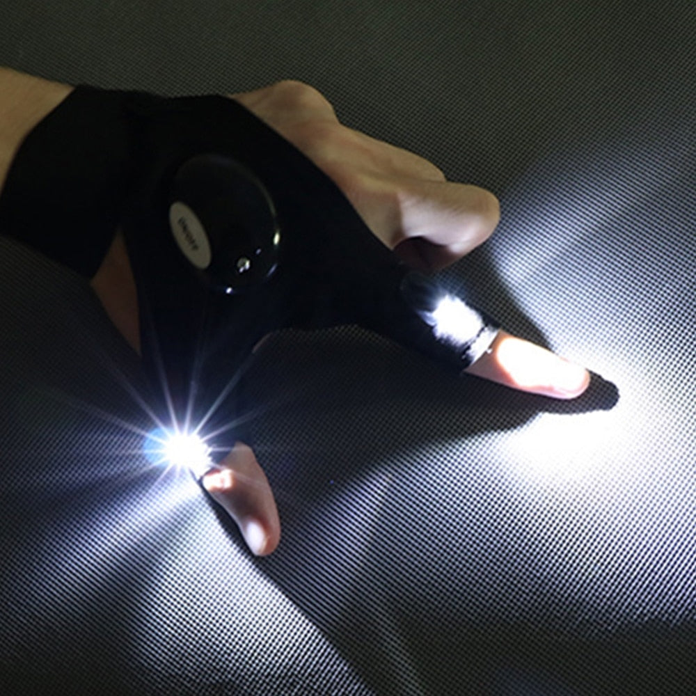 Handstraps met verlichting - super item tijdens werken op donkere plekken - reparatie - camping - sporten - vissen