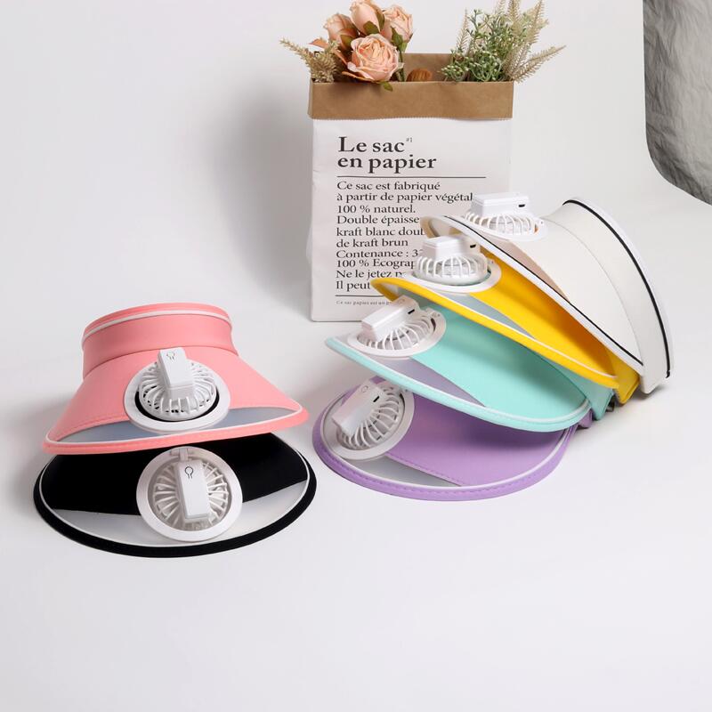 Zonneklep met Ingebouwde Ventilator - Het perfecte zomeraccessoire - Voor mannen, vrouwen, kinderen - USB oplaadbaar - Praktische bescherming