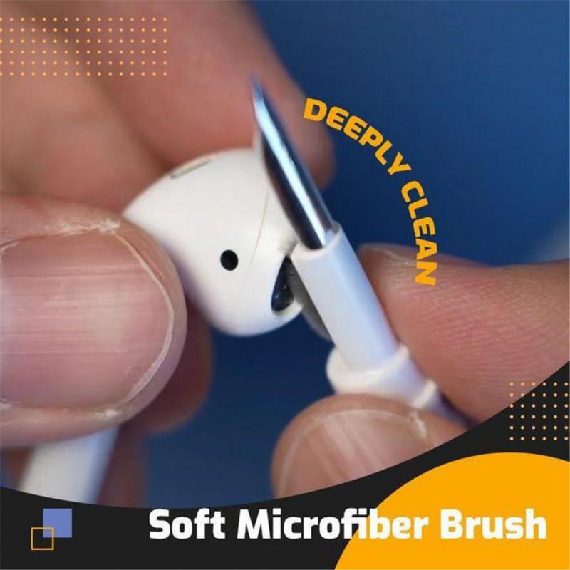 Oordopjes schoonmaak pen - 3 in 1 - compact ontwerp - electronica schoonmaak pen - makkelijk mee te nemen