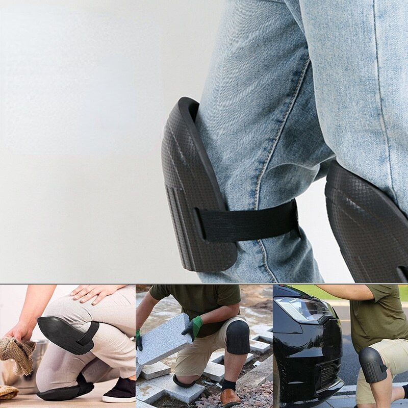 1 paar Kniebeschermers - Rechts en Links - Stevig kunststof - Ergonomisch en comfortabel - Kniebescherming - Langdurig gebruik