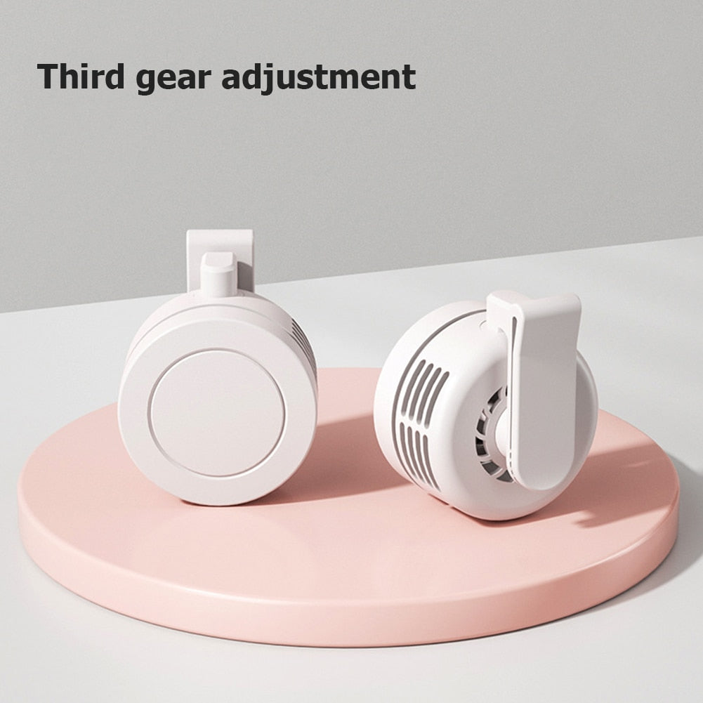 Miniventilator met klip - Geen nat bezweet shirt meer! - 360 graden instelbaar - Mobiel en Krachtig - Handig voor onder uw shirt - Buiten activiteiten