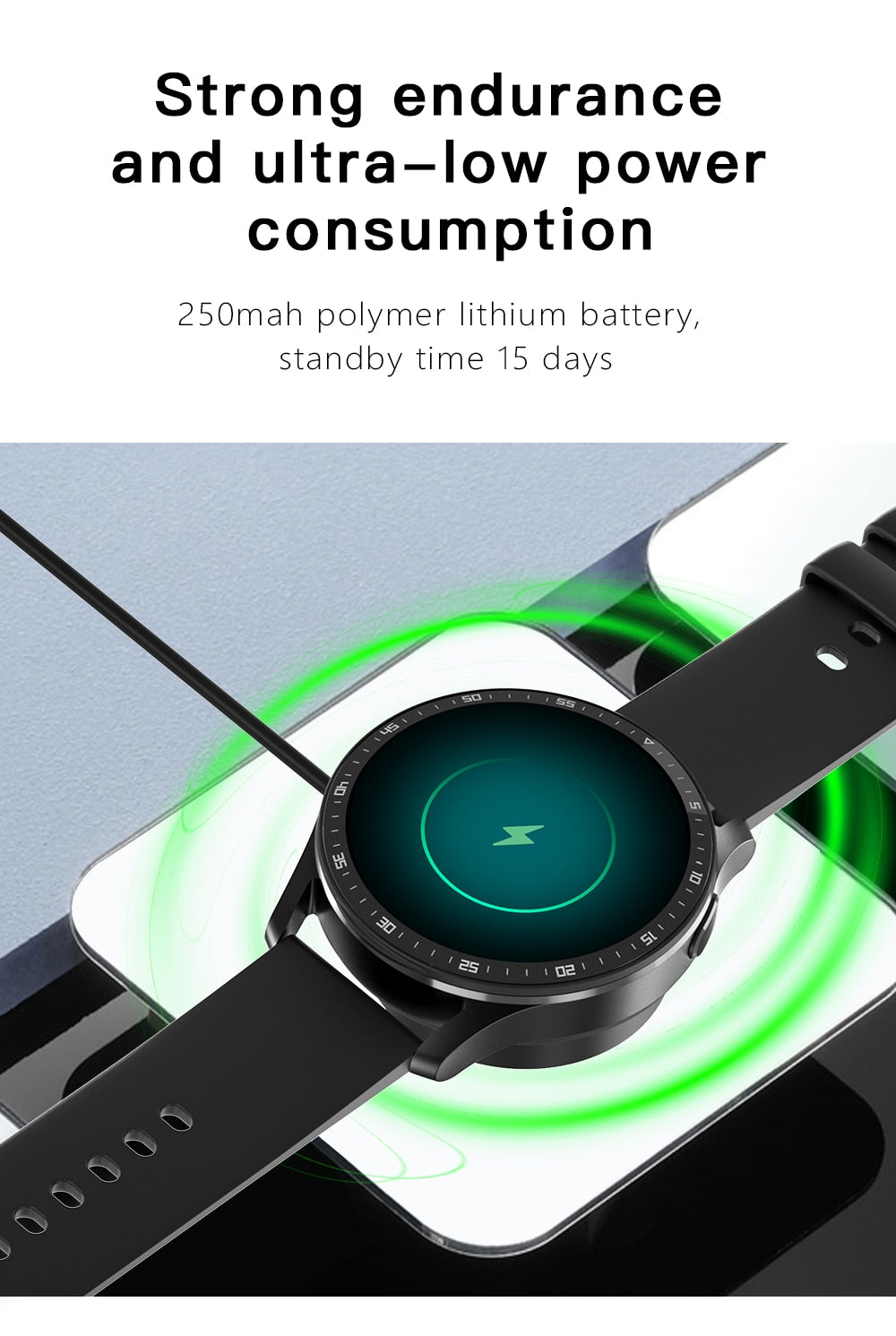 X7 - Sport horloge + ingebouwde oordoppen - smartwatch / activity tracker - TWS Bluetooth In-Ear oordopjes - zwart