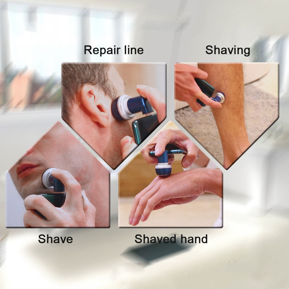 Mini scheerapparaat - mannen en vrouwen - reis editie - super compact - super handig - usb-c/micro usb/lightning connectie