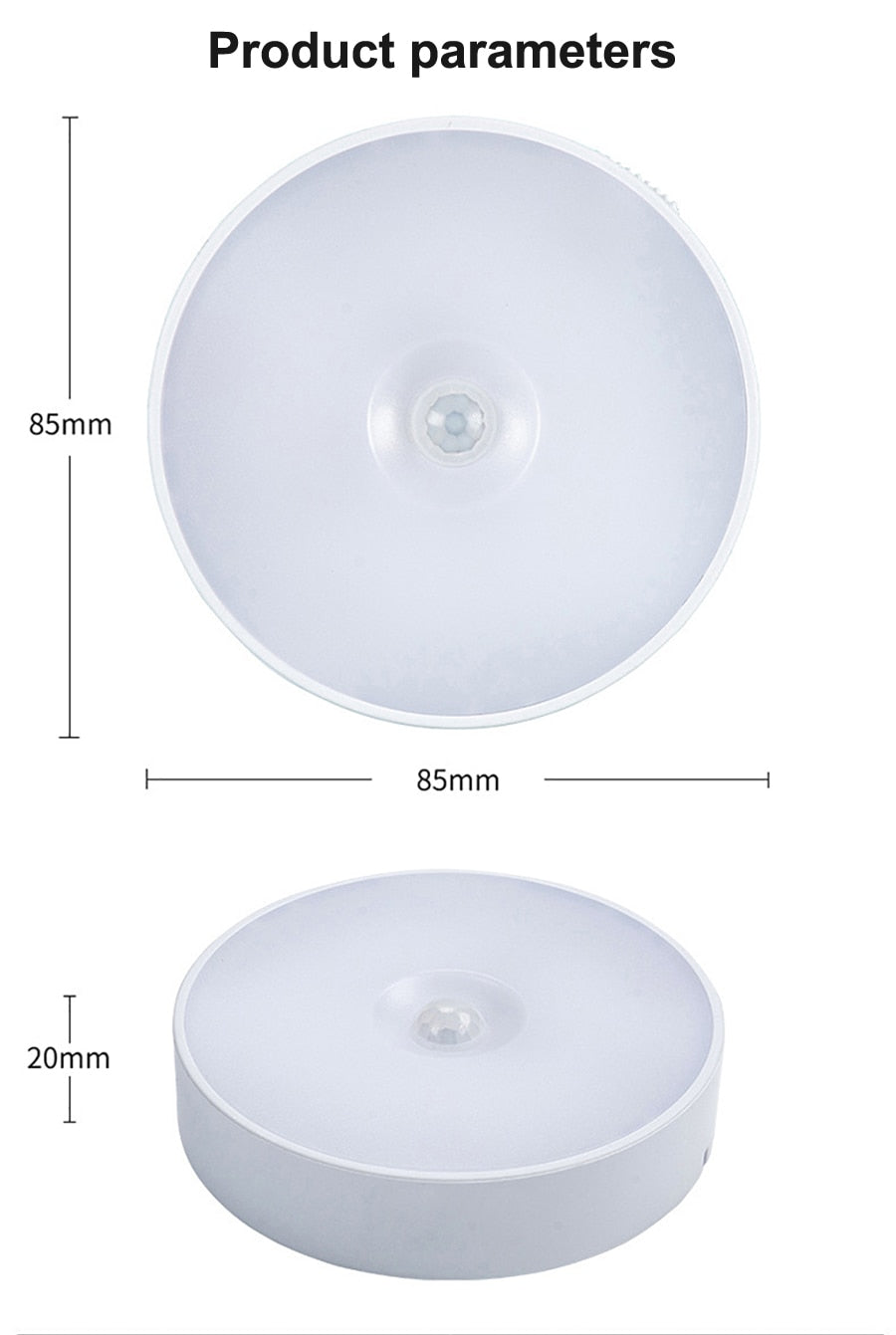 Automatische led verlichting met bewegingssensor - Lamp voor in kast, trap, hal, slaapkamer - 2 kleuren
