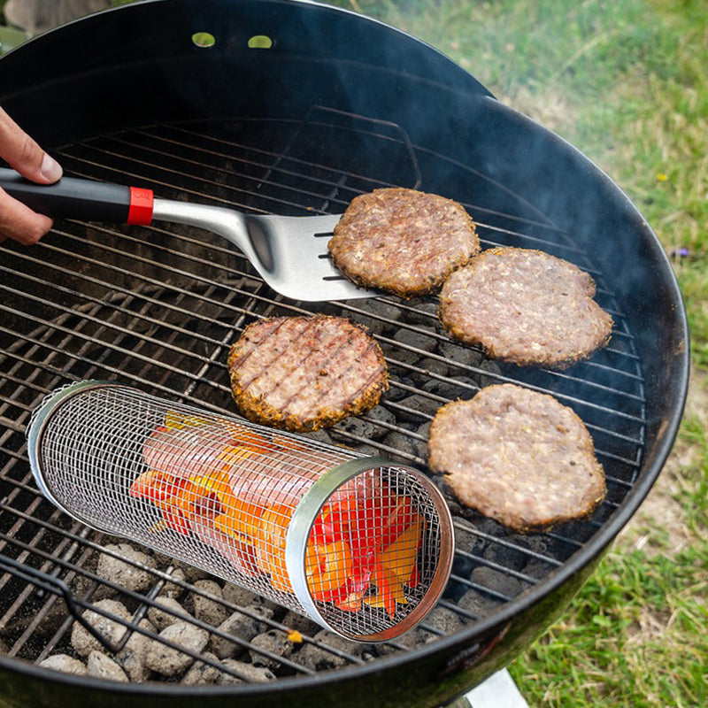 Grillmand – grillkorf – BBQ groente mandje - BBQ accessoires – gemakkelijk te reinigen! - barbecue rooster – grillrooster