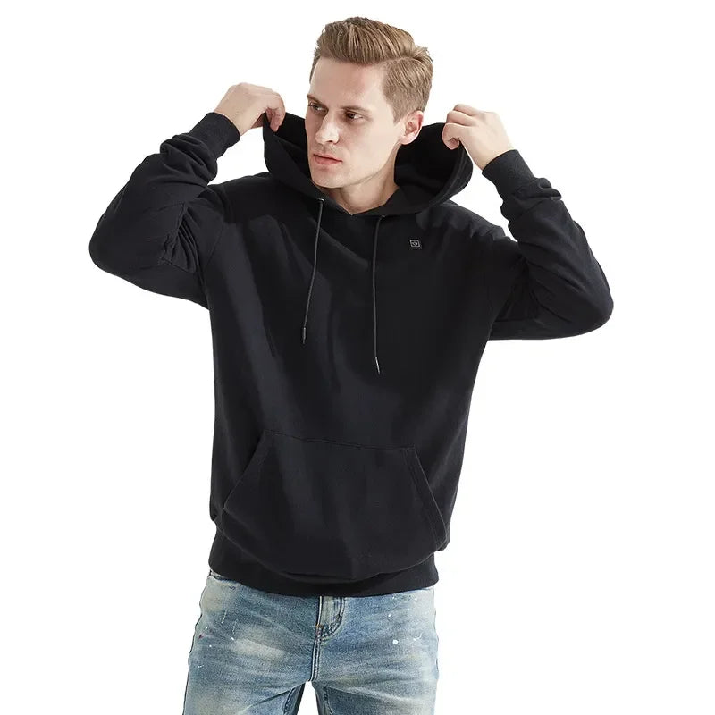 Elektrisch verwarmde hoodie - trui met 6 verwarmzones - Zeg vaarwel tegen de kou