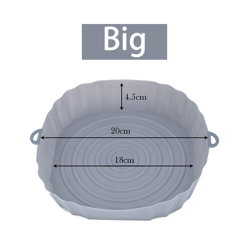 Siliconen bakpapier - bakpapier alternatief - airfryer accessoires - large - medium - small - geschikt voor magnetron - herbruikbaar - afwasbaar