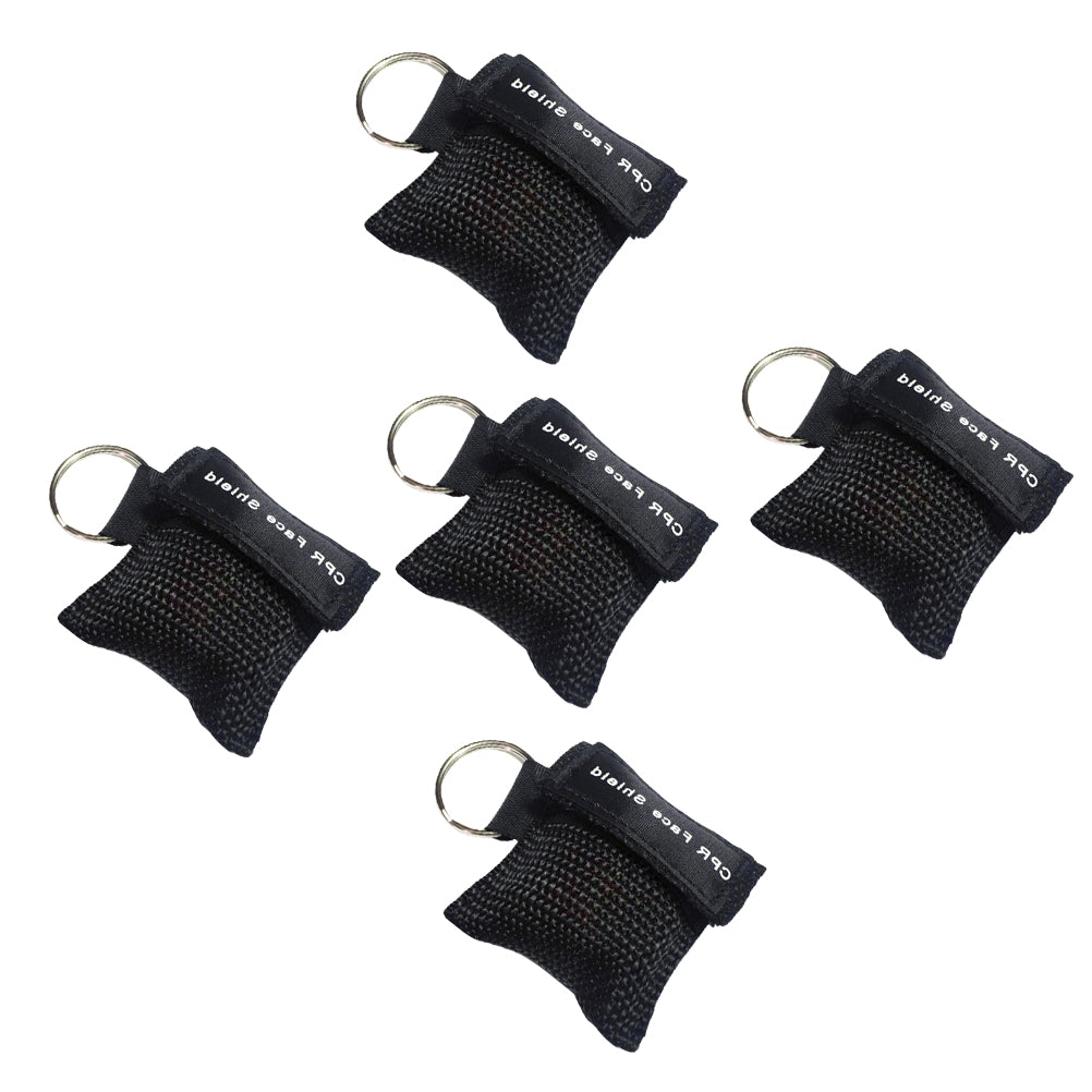 Sleutelhanger met CPR masker - Kiss of life - reanimatiemasker groen - CPR face Shield - Sleutelhanger Verschillende Kleuren - 5cm - CPR Masker met Wegwerp Beademingsmasker