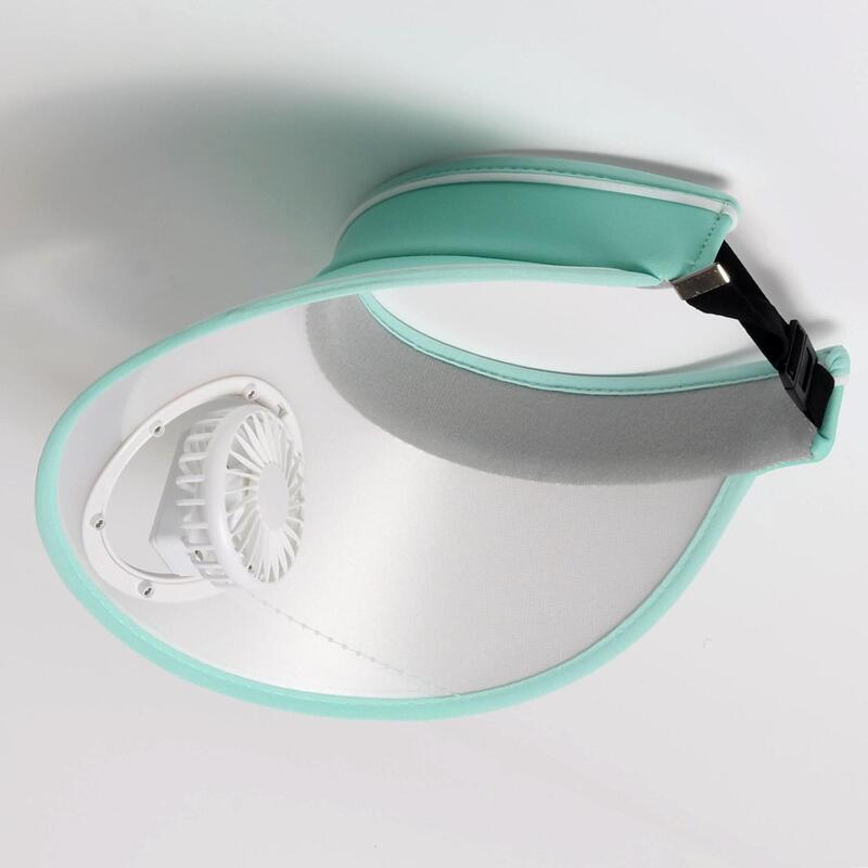 Zonneklep met Ingebouwde Ventilator - Het perfecte zomeraccessoire - Voor mannen, vrouwen, kinderen - USB oplaadbaar - Praktische bescherming