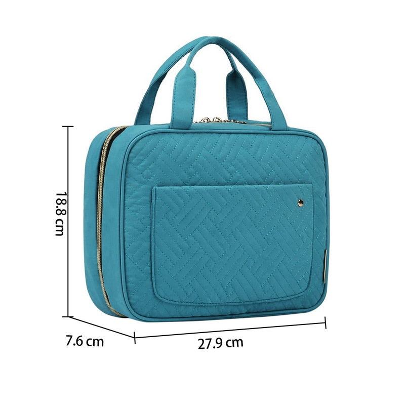 Toilettas met Haak - Beautycase - Organizer - Reistas - Uitklapbare Toilettas - Trendy - Cosmetica Tas - Travel Organizer - Etui voor Toiletartikelen