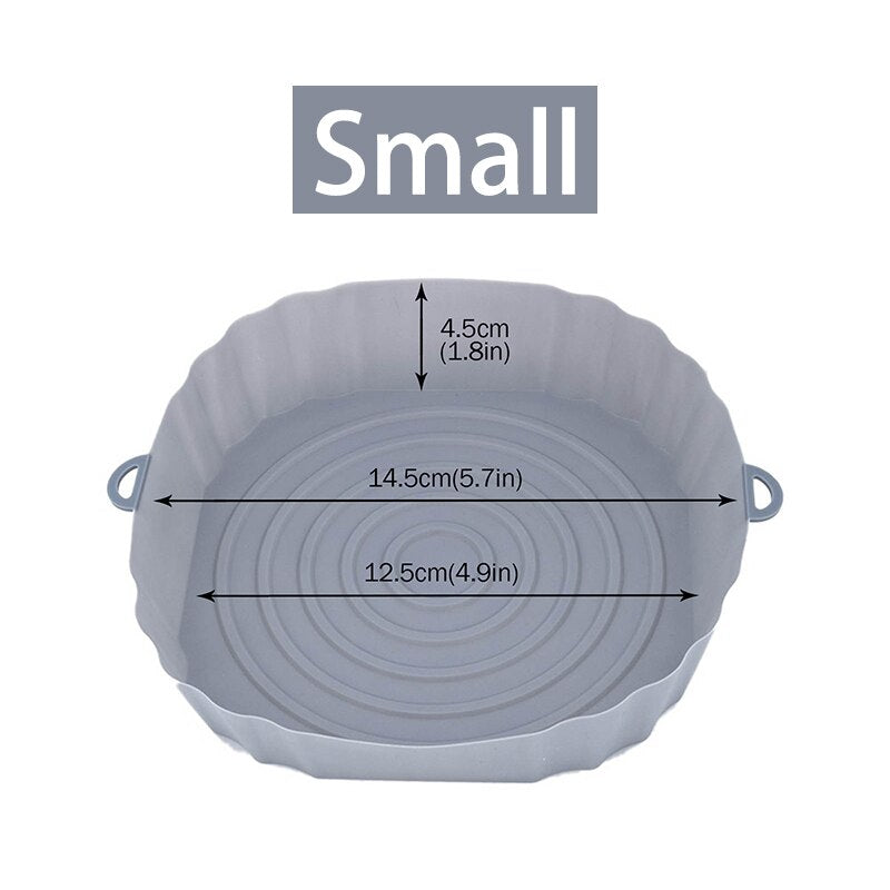 Siliconen bakpapier - bakpapier alternatief - airfryer accessoires - large - medium - small - geschikt voor magnetron - herbruikbaar - afwasbaar