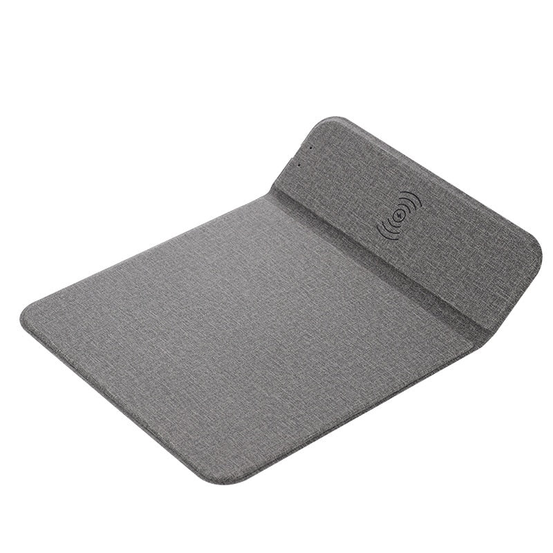 Muismat met super snelle draadloze telefoonlader - altijd uw opgeladen telefoon binnen handbereik