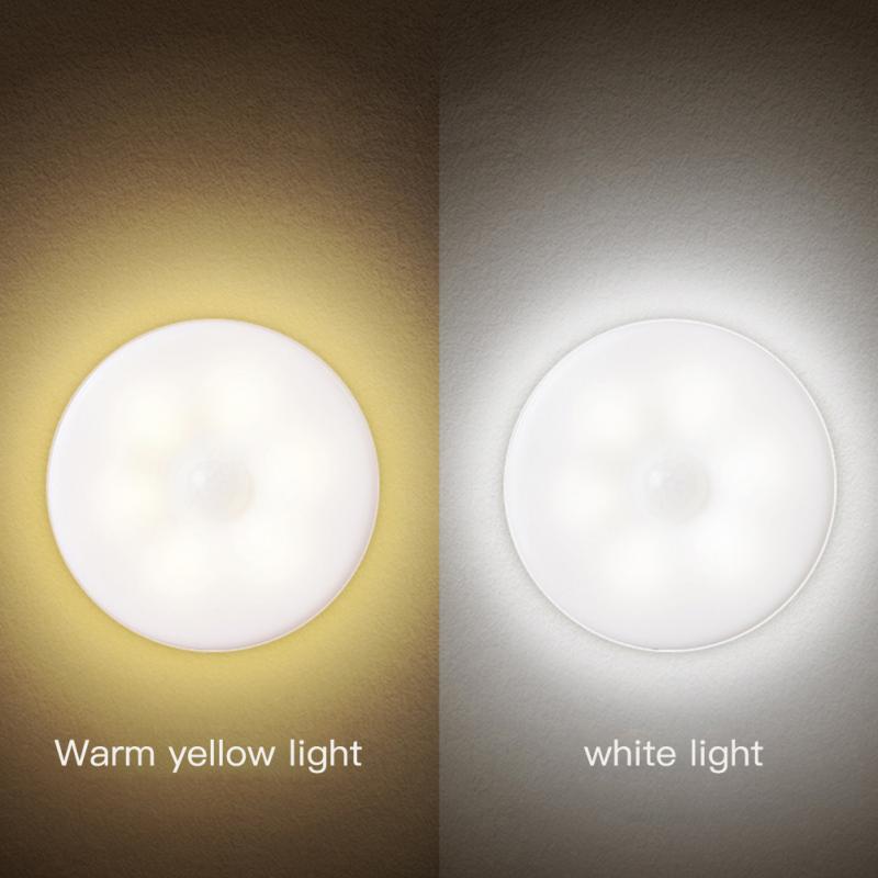 Automatische led verlichting met bewegingssensor - Lamp voor in kast, trap, hal, slaapkamer - 2 kleuren