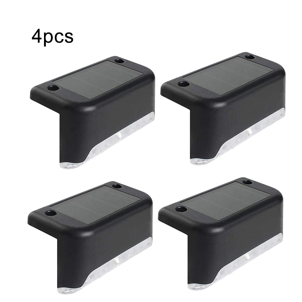 Solar Led Lamp  - 4 stuks - sfeervolle tuinverlichting op zonne Energie - verschillende kleuren - buitenlamp - trap lamp - betaalbaar - IP44 waterdicht