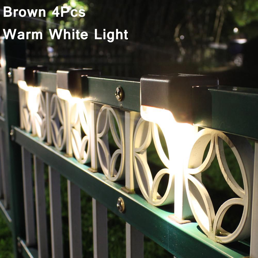 Solar Led Lamp  - 4 stuks - sfeervolle tuinverlichting op zonne Energie - verschillende kleuren - buitenlamp - trap lamp - betaalbaar - IP44 waterdicht