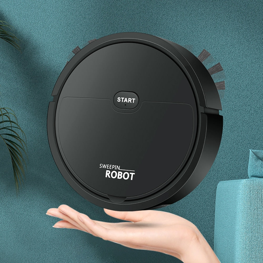 Stofzuiger Robot - mini stofzuiger - nooit meer zelf stofzuigen - handig hulpje in het huis - klein en compact -  schoonmaak robot