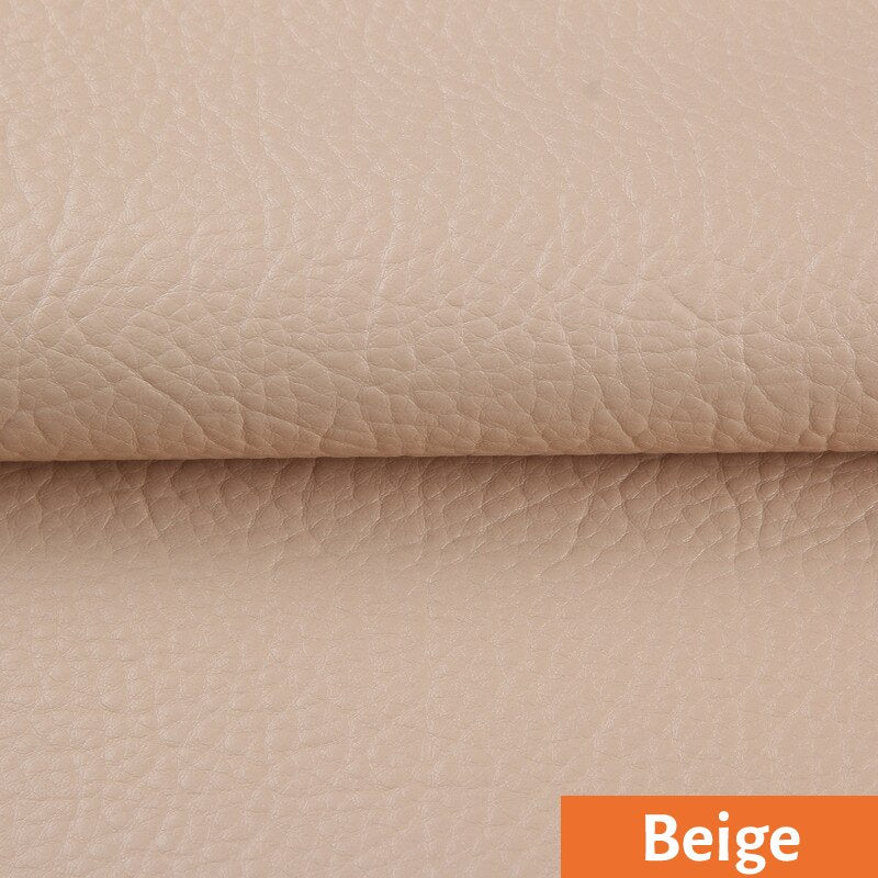 Leer reparatie set -  makkelijk zelf reparaties uitvoeren - in elke kleur beschikbaar -  voor meubels, kleding en alles van leer - 30cm x 25cm - zelfklevende sticker