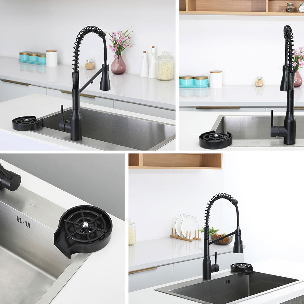 Hogedruk Glazen Spuit - Het Perfecte Keuken accessoire! - Duurzaam en gemakkelijk - Reinig uw glazen zoals in een restaurant - Moeiteloos schoonmaken - Bespaar tijd