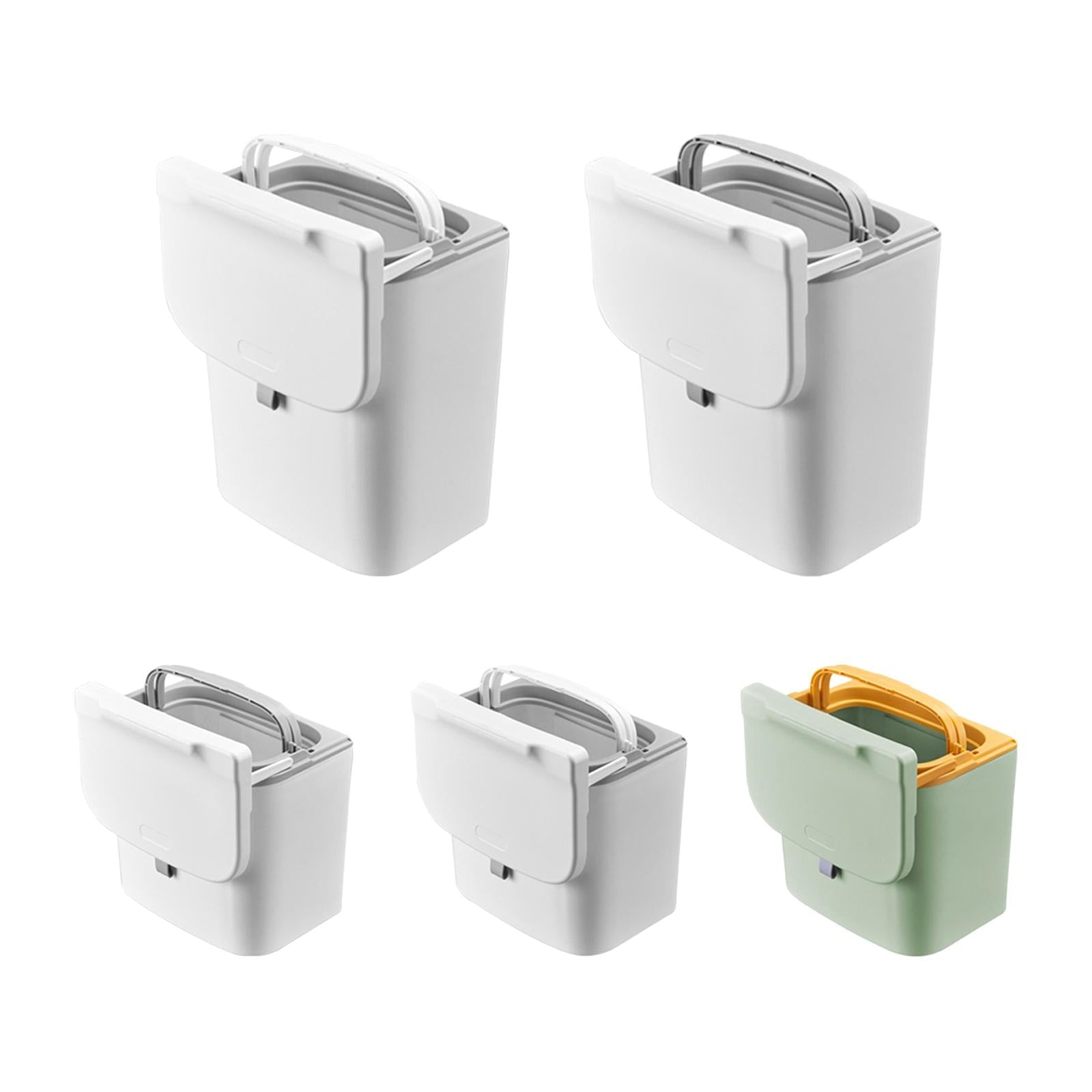 Keuken Caddy - het slimste afval of gft bakje van uw keuken! - met draagbeugel - 7 liter - goed sluitende deksel - geen geur en fruitvliegen - afvalscheiding