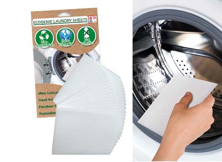 Wasdoekjes voor makkelijk en duurzaam wassen - geen doe met waspoeder en wasmiddel - 30 grote wasbeurten of 60 kleine