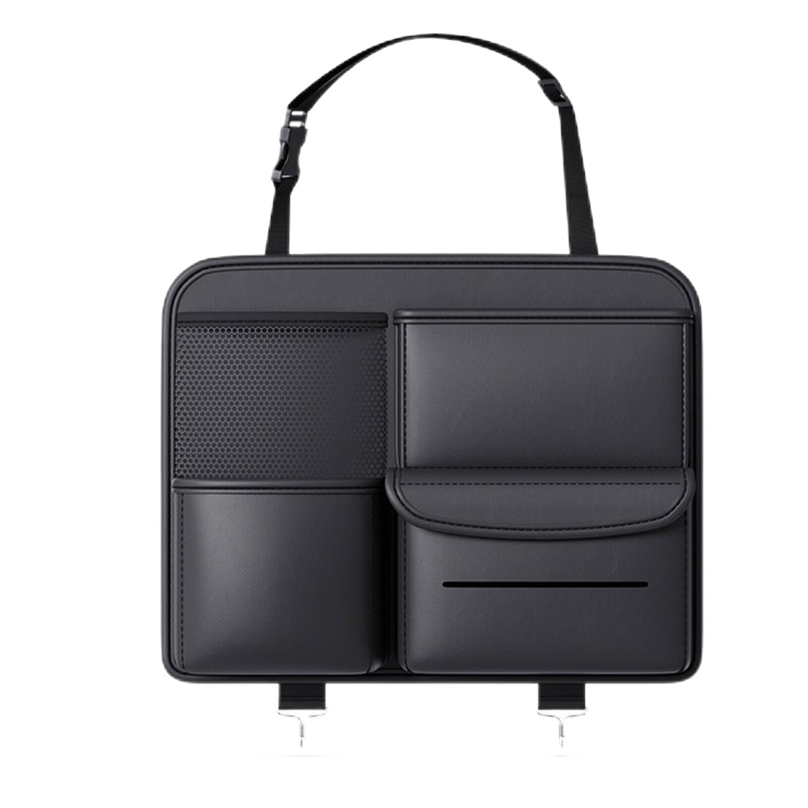 Auto organizer - autostoel organizer - vergroot de opslag van uw kofferbak - kofferbak organizer - van hoogwaardig P.U. leer