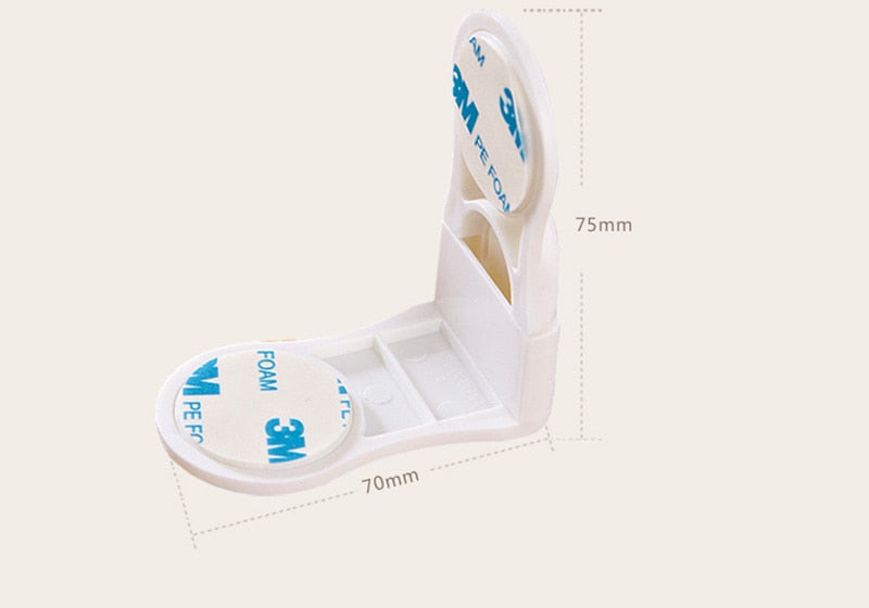 Kinderslot kastjes - 3 stuks - kastslot - lade slot - baby veiligheid - baby slot - zelfklevend - makkelijke oplossing voor elke lade, deur, of kast