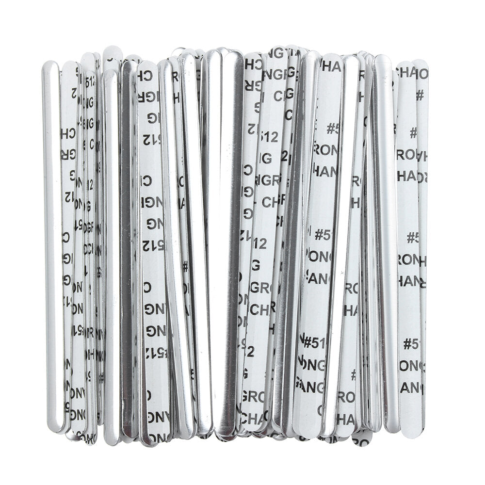 100 stuks neusbrug strip clip gezichtsmasker dhz materiaal zelfklevend platte aluminium gereedschap