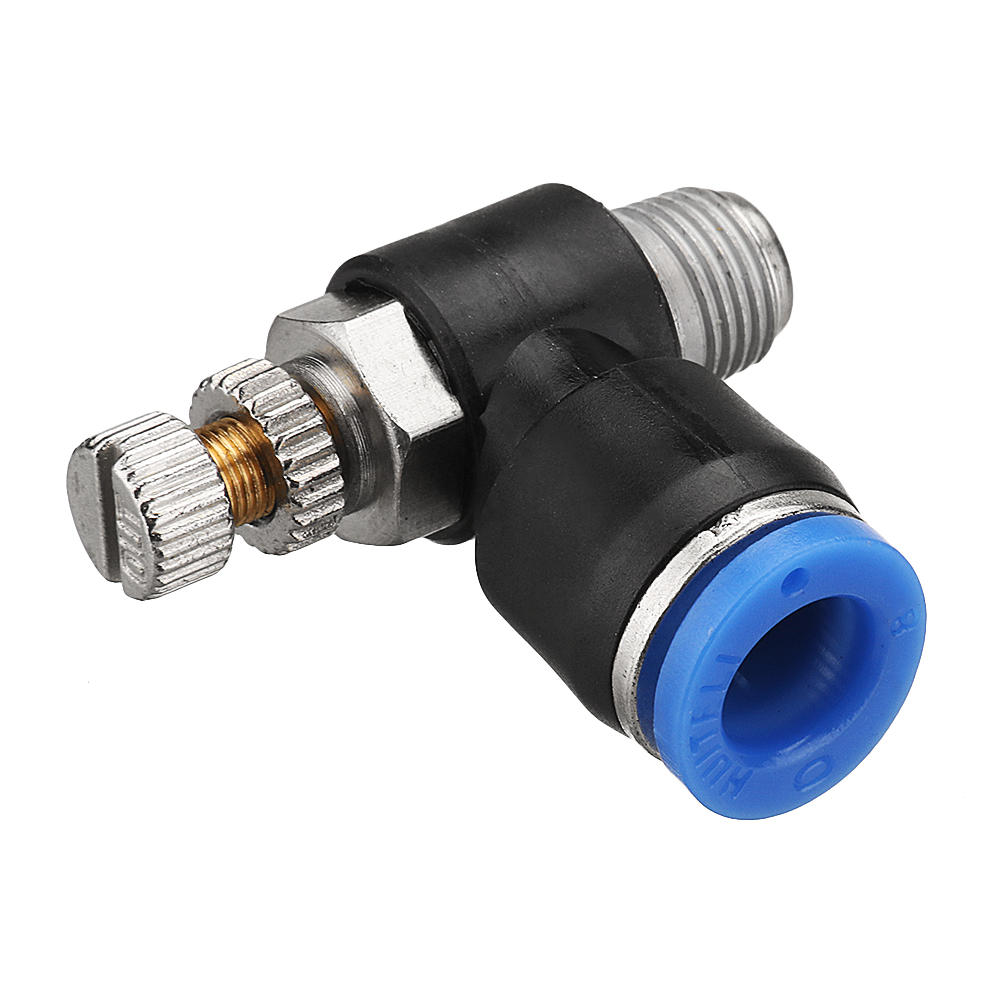 pneumatische connector sl serie 8-01 8-02 8-03 8-04mm verstelbare gezamenlijke gasklep