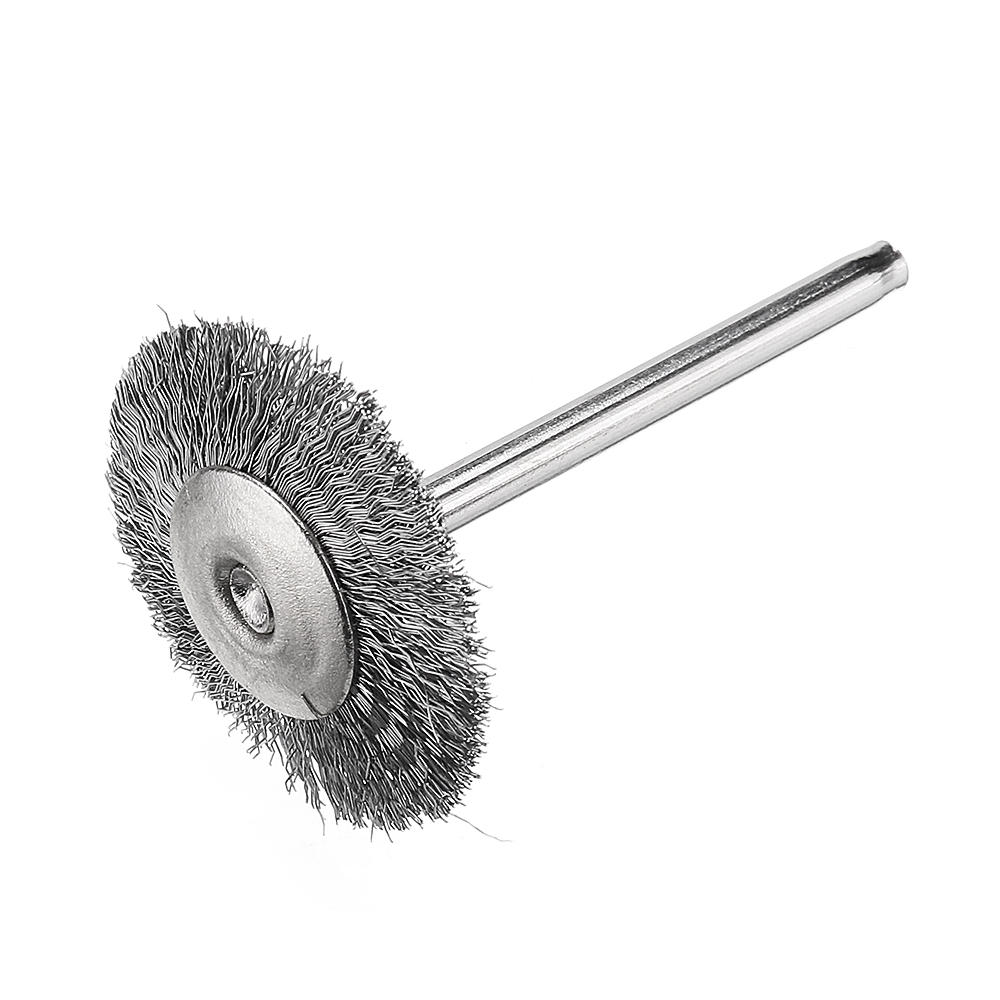 9 stuks rvs draadborstel set cleaner polijstborstels bekerwiel voor dremel rotary tool