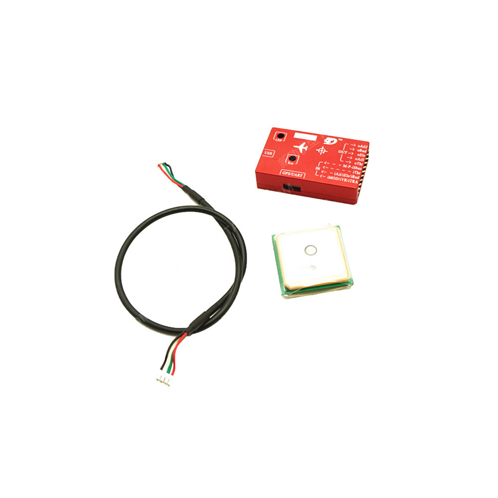 df rc-h1 flight control 6 axis balancer flight control met gps voor fixed wing rc airplane