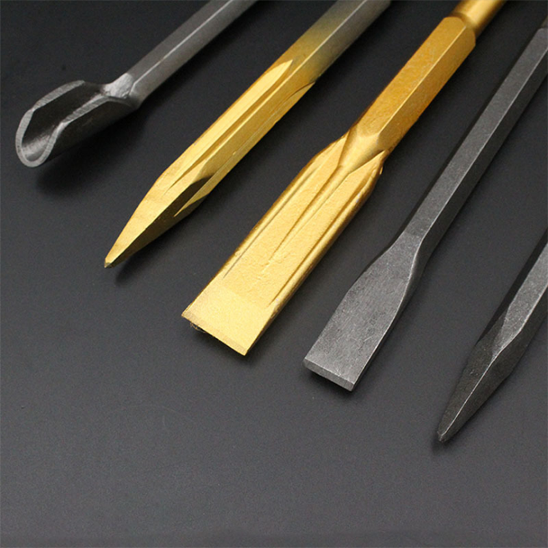 14 x 160/250/400/600mm puntige/platte kop ronde schacht boor voor hammer boormachine slot