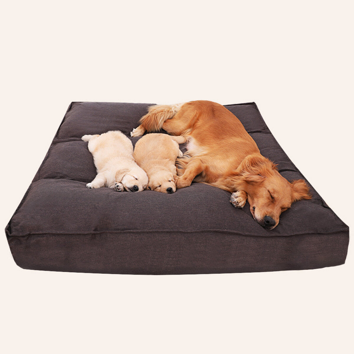huisdier kalmerende bed soft warm kat hondenhuis kleine grote wasbare mat afneembare puppy benodigdheden 120x120x12cm
