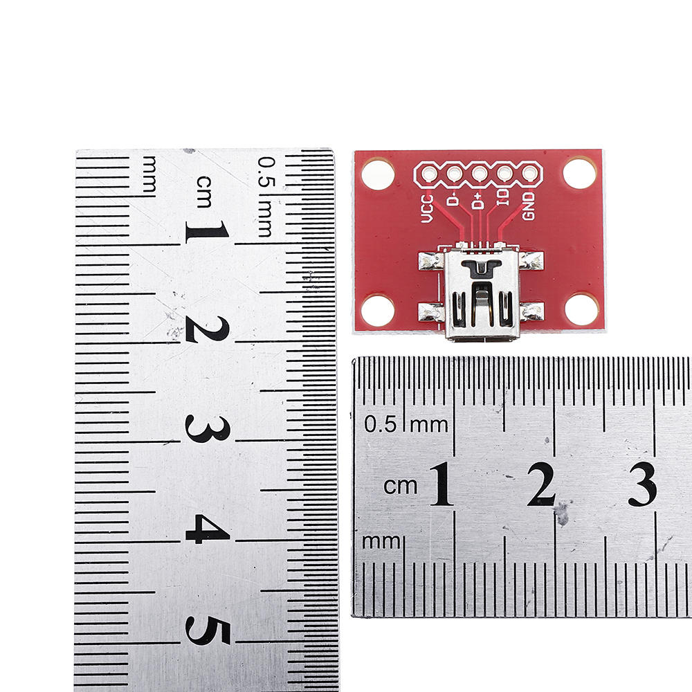 3 stuks mini usb converter module conversie board voor usb mini-b power extension