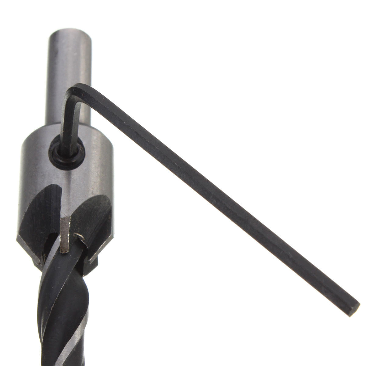 7 stuks 5 fluit verzinkboor set 3-10mm timmerwerk ruimer staal houtbewerking afschuining: