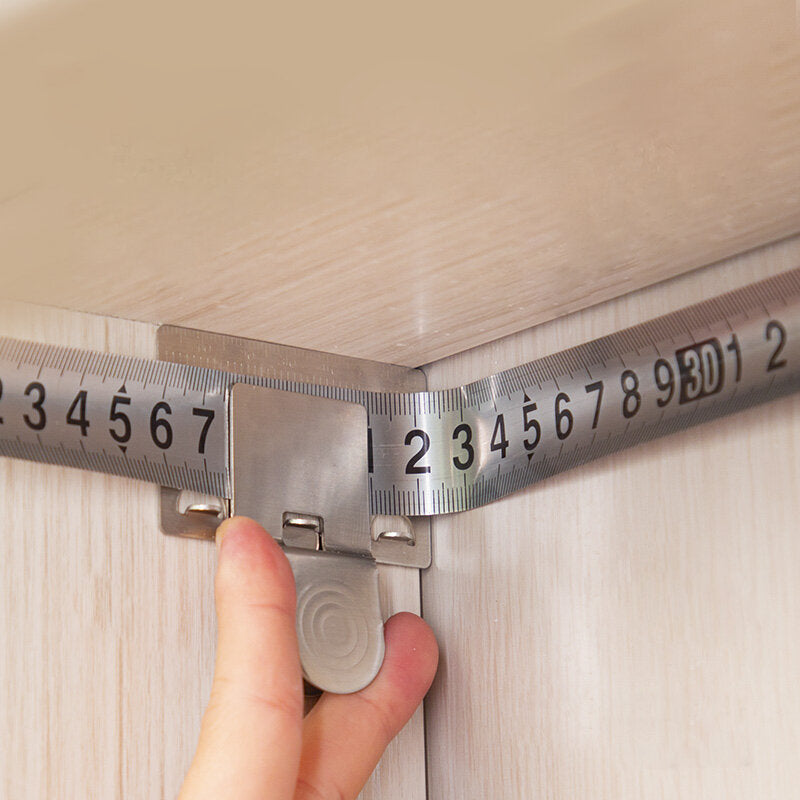 metalen meetlint cliphouder nauwkeurige houtbewerking positioneringsklem houtmaat lokaliseringsgereedschap