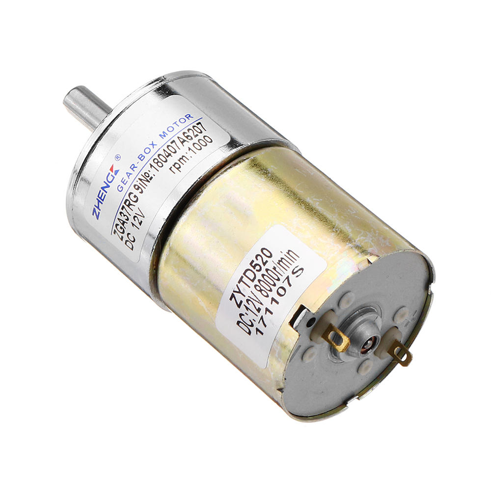 zhengke zga37rg 12v 1000 rpm reductiemotor dc-reductiemotor