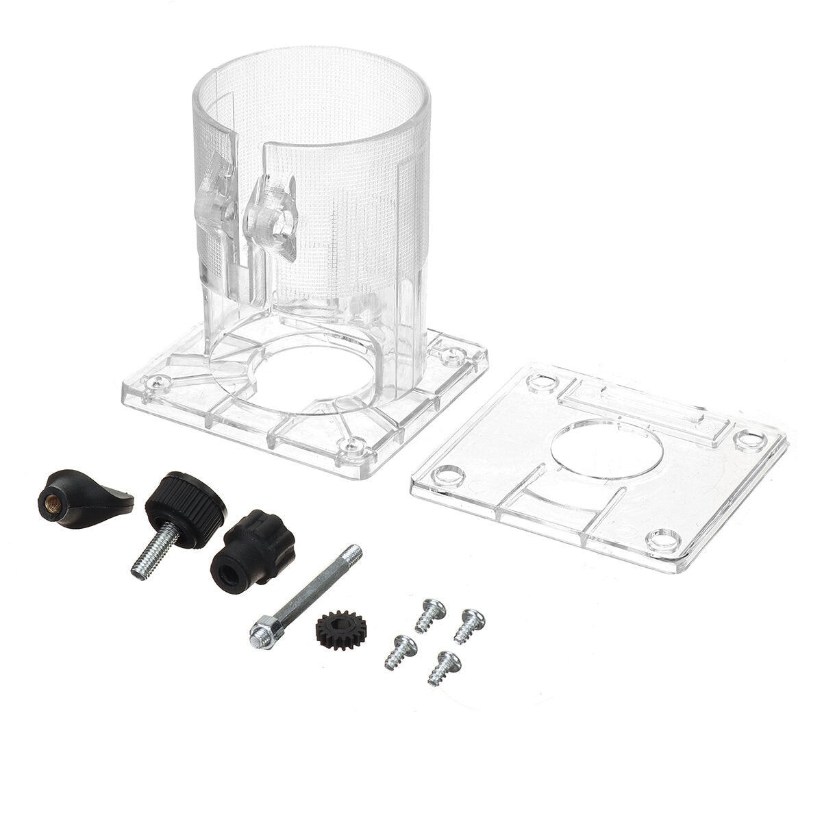 trimmen router basismachine beschermhoes pc met knoppen voor makita rt0701c