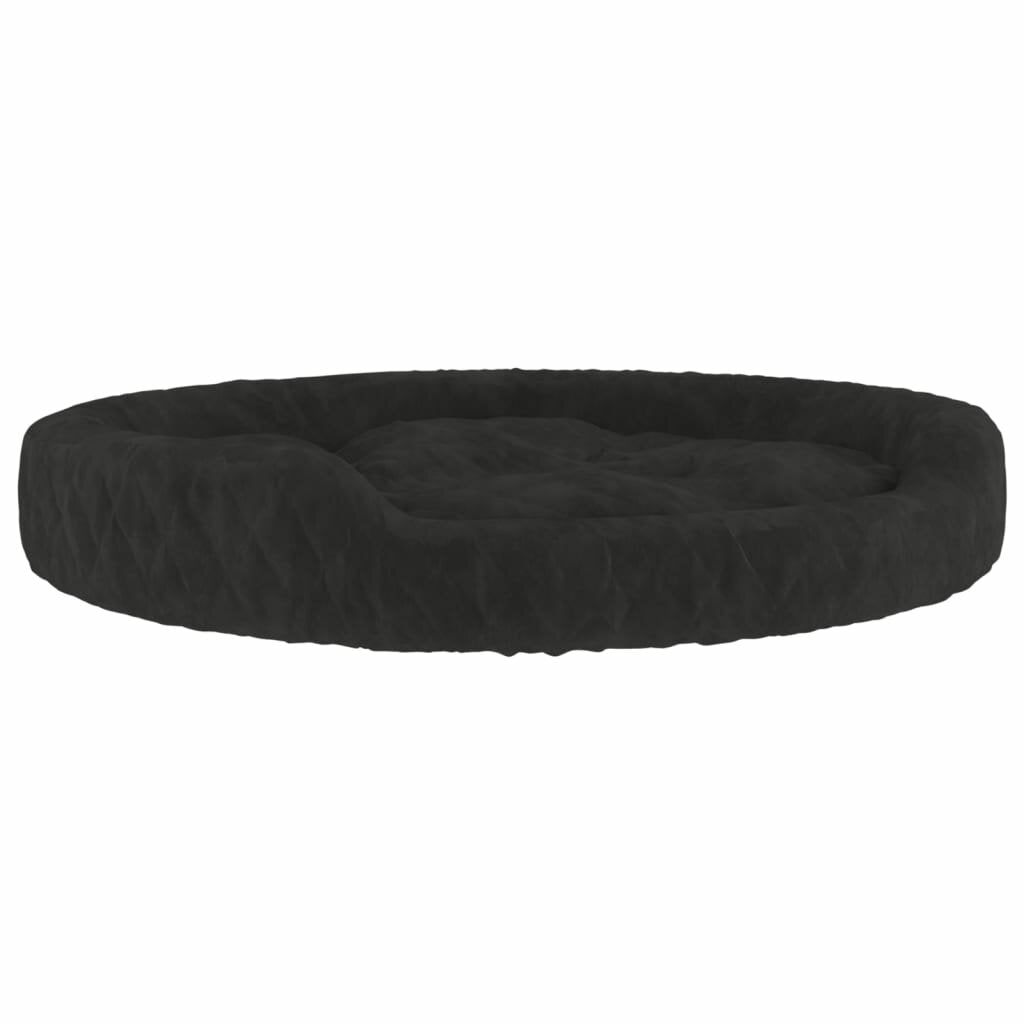 hondenmand 70x55x23 cm pluche zwart