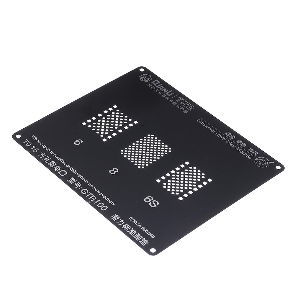qianli gtr100 3d bga reballing stencil harde schijf module bga reballing reparatie tool voor telefoon 5 5s 6 6s 7g 7plus 8 8p