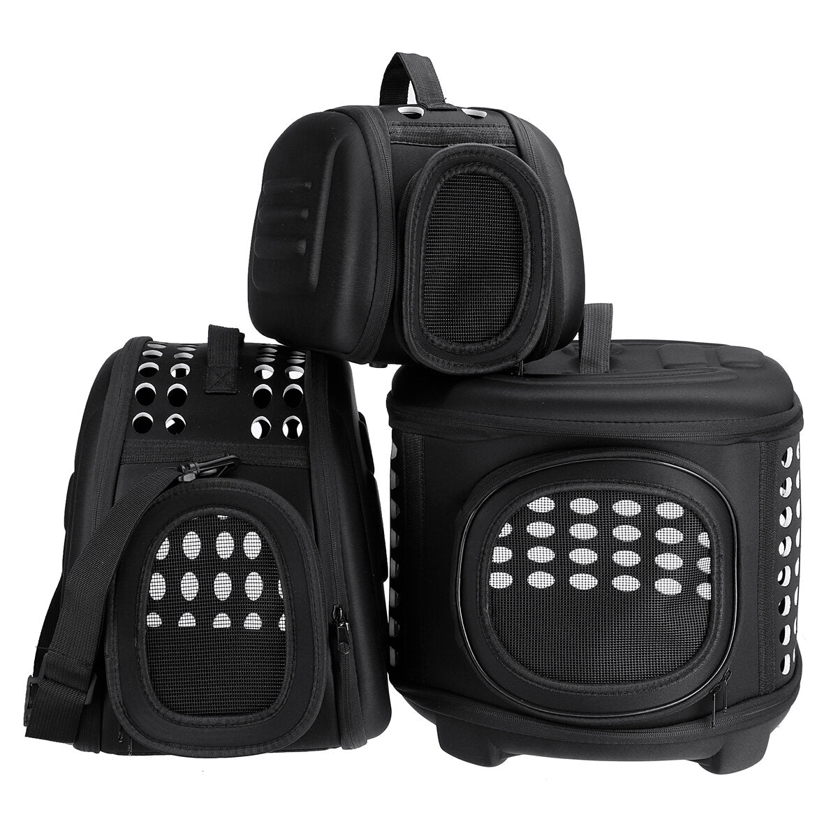 3-maten ademend kat / hond huisdier buitendrager handtas schoudertas reiscomfort draagtas totes case
