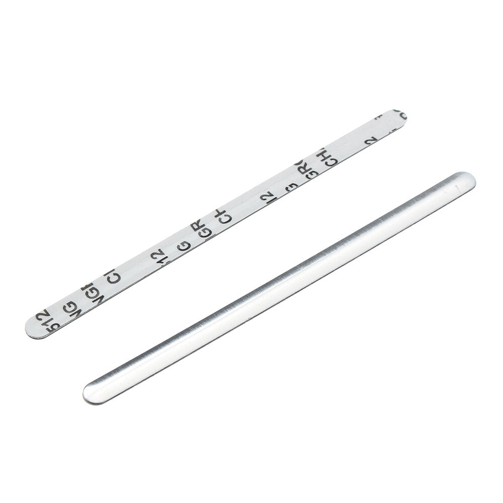 100 stuks neusbrug strip clip gezichtsmasker dhz materiaal zelfklevend platte aluminium gereedschap