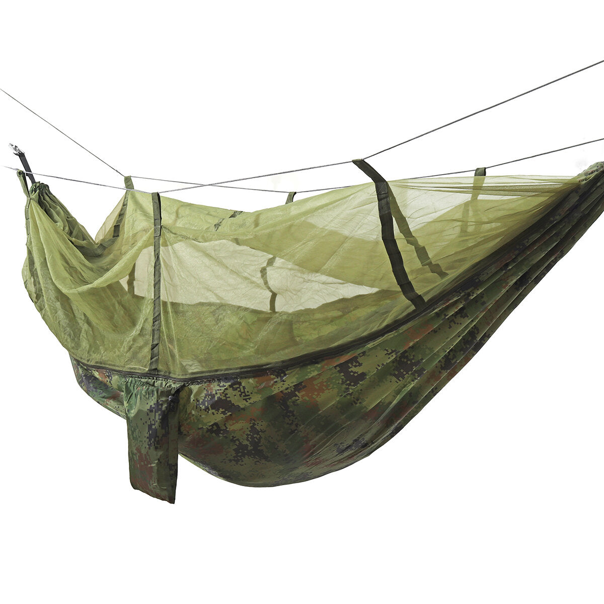 camping hangmat met klamboe dubbele persoon tent hangende slaapbed lichtgewicht voor backpacken rv outdoor