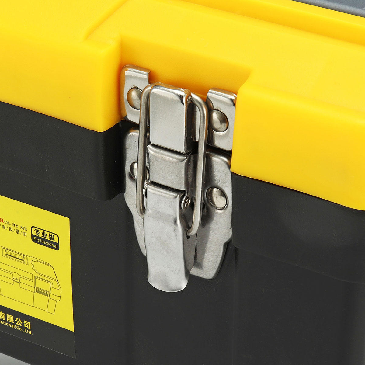 14/17/19 inch plastic werkgereedschap opbergdoos portable draagtas handvat accessoires houder: